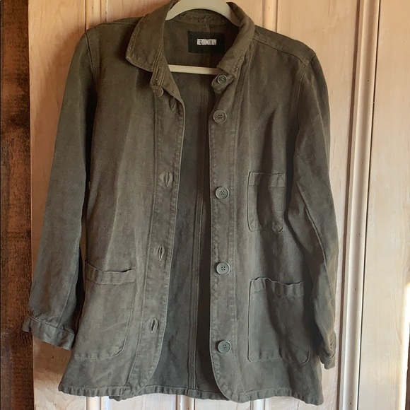 reformation chore jacket
